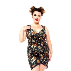 Sourpuss Hallo-tiki Dress